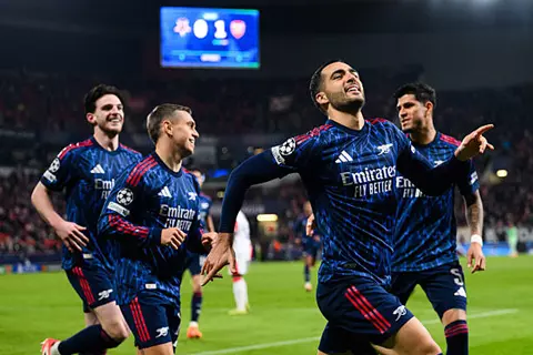 الـ11 تواليا.. أرسنال يواصل انتصاراته أمام سلافيا براج في دوري أبطال أوروبا